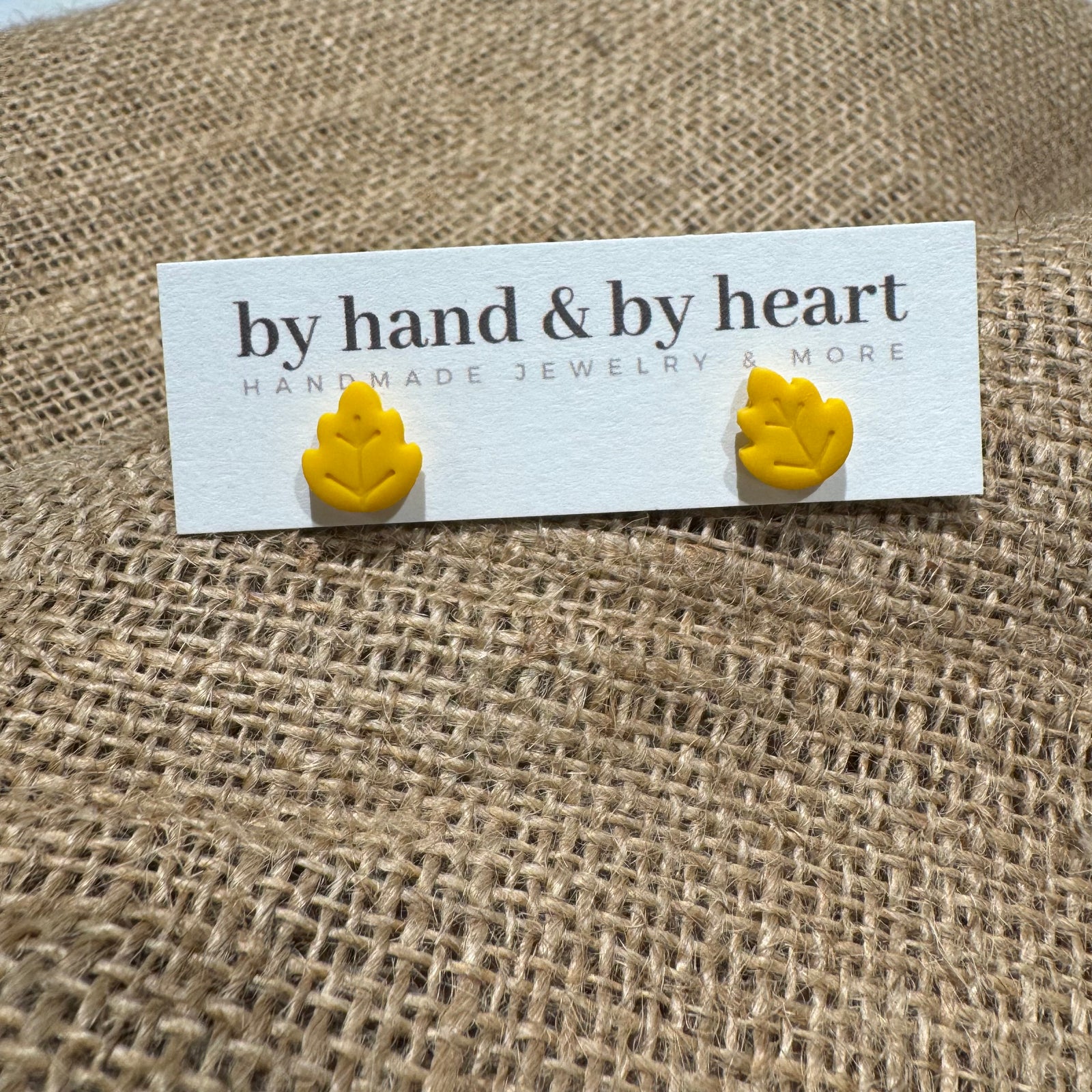 Fall Leaf Stud Earrings
