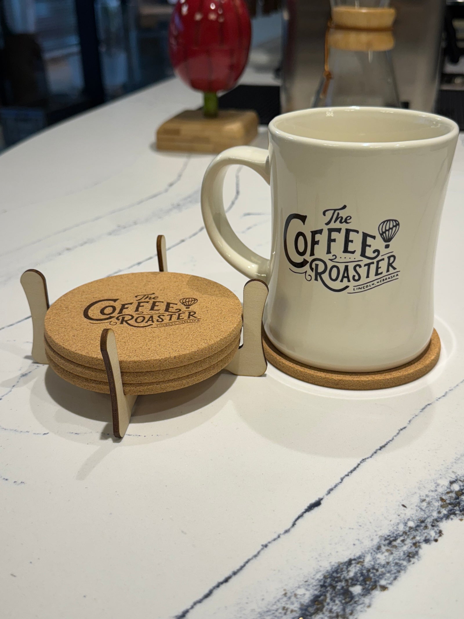 Cork Coaster Set