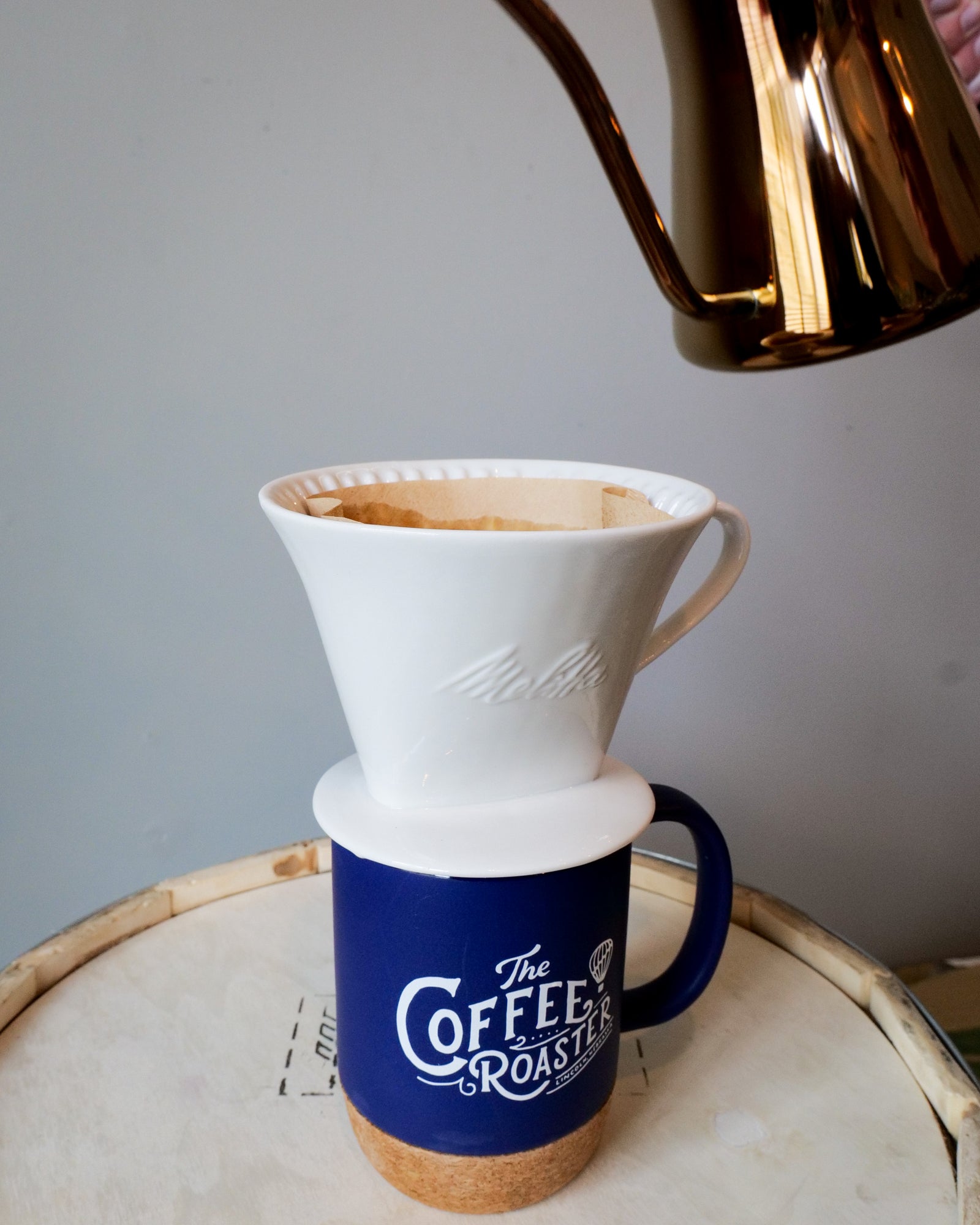 Melitta White 1-Cup Pour-Over Porcelain