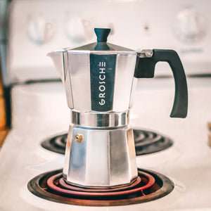 Stovetop Espresso Maker 3 Cup - Silver