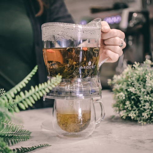 Grosche Smart Infuser Loose Leaf Tea Steeper - Clear