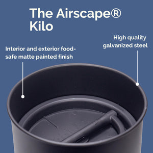 Airscape Container - Kilo Matte Black