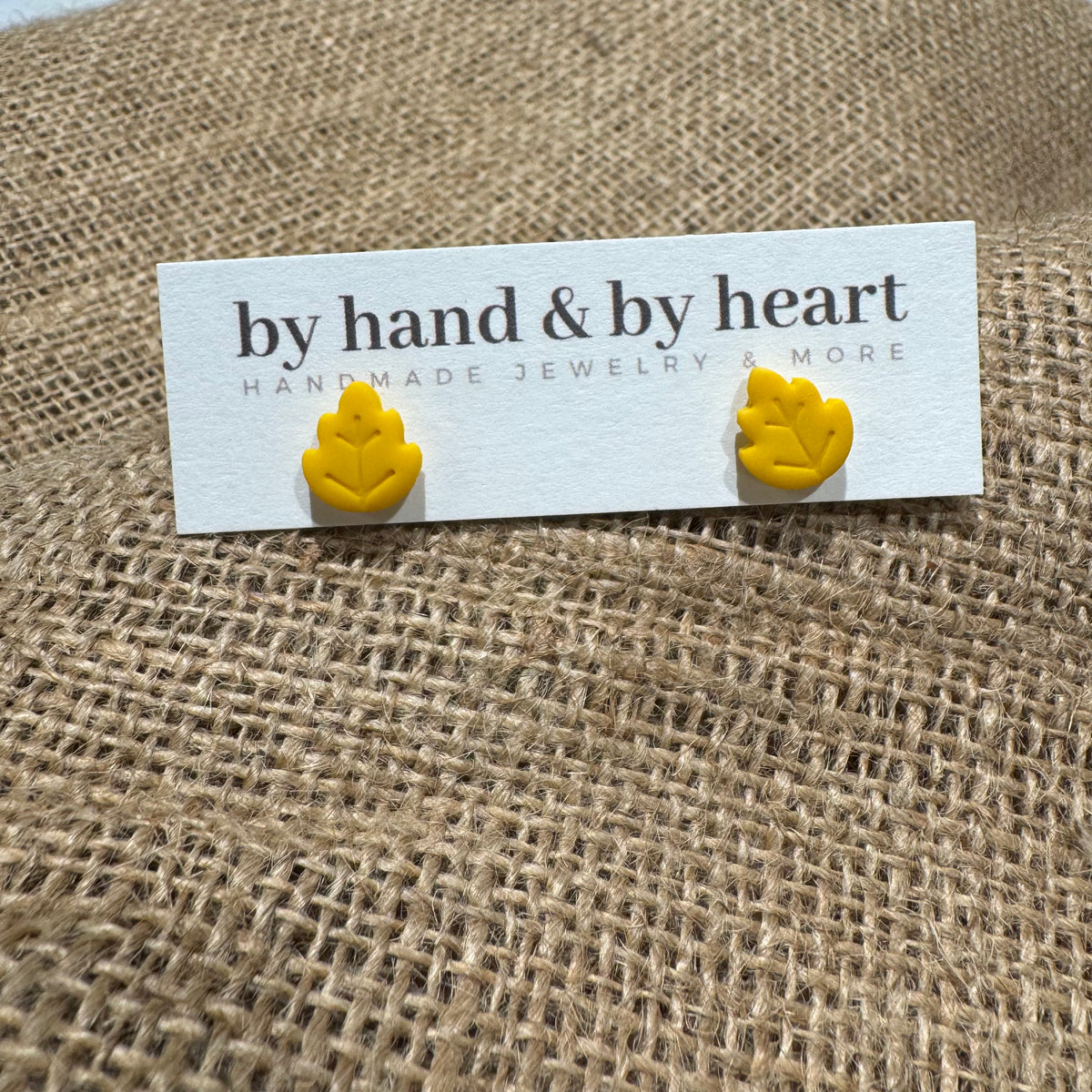 Fall Leaf Stud Earrings