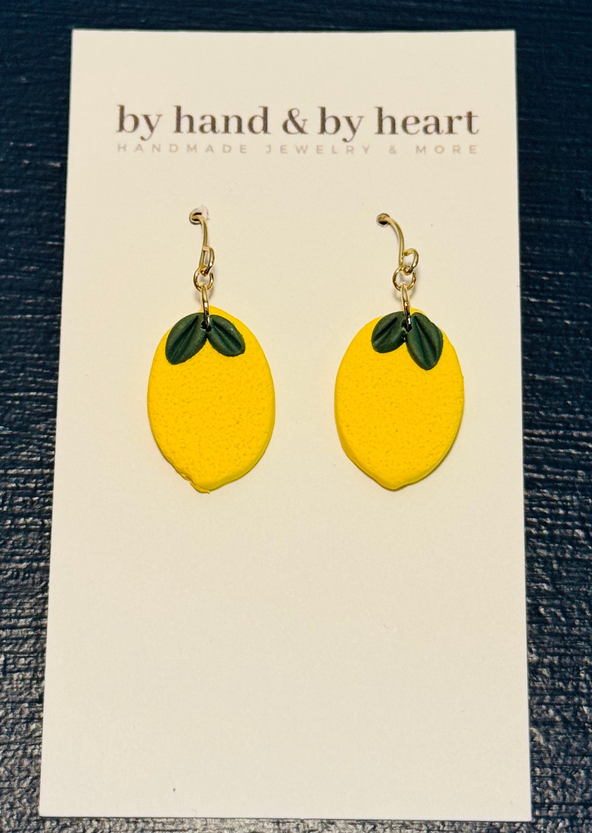 Lemon Dangle Earrings