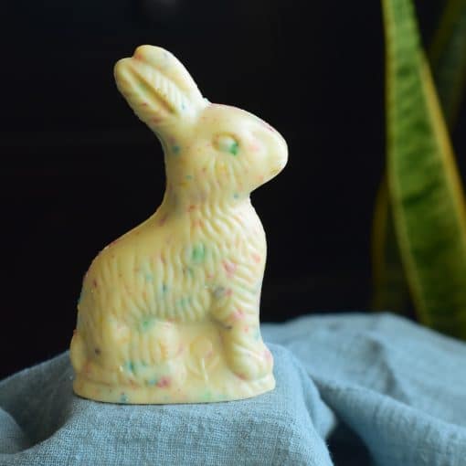 Easter Crunchy Bunny- Popping White Chocolate and Fruity Pebbles