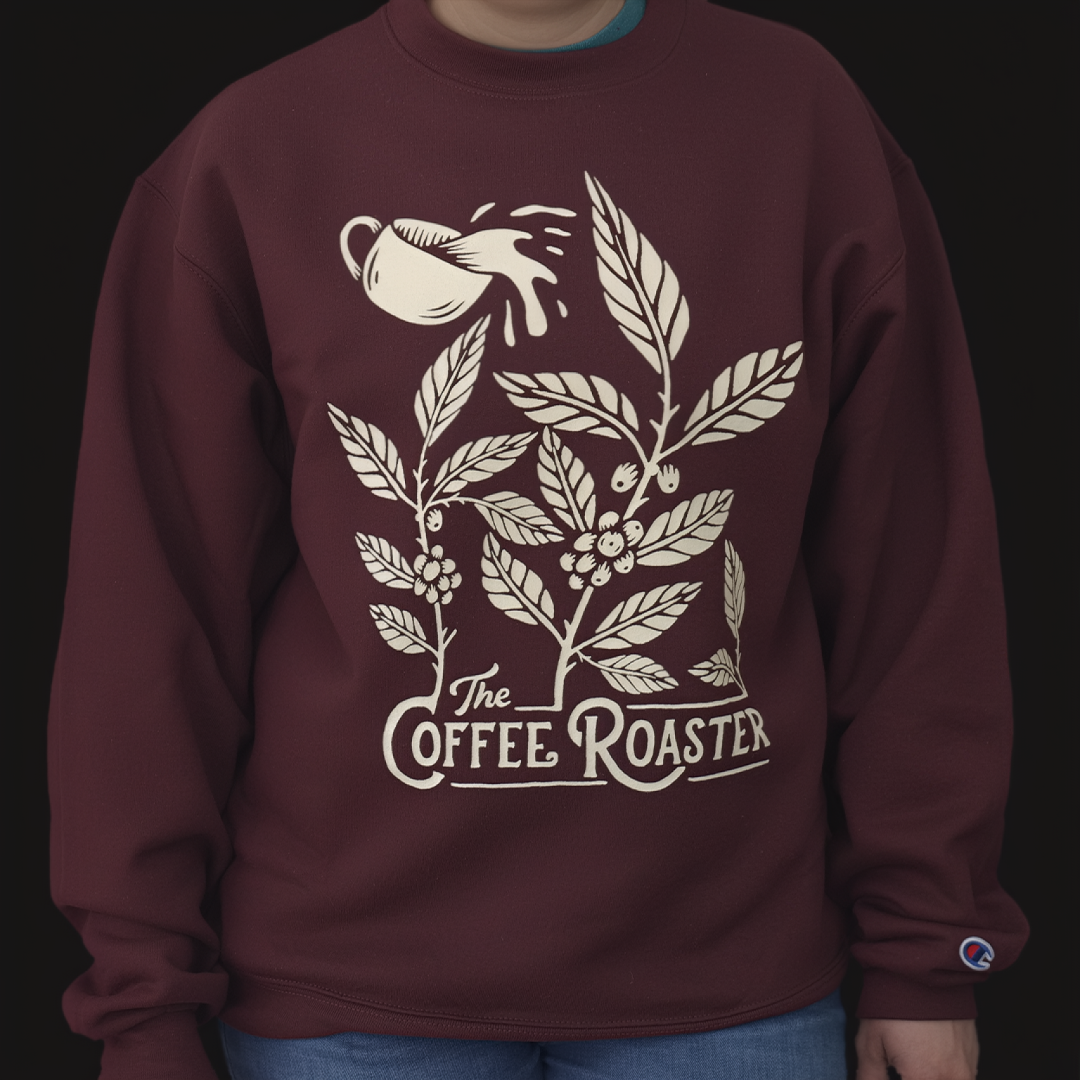 Crewneck Sweatshirt - Coffee Plant Design