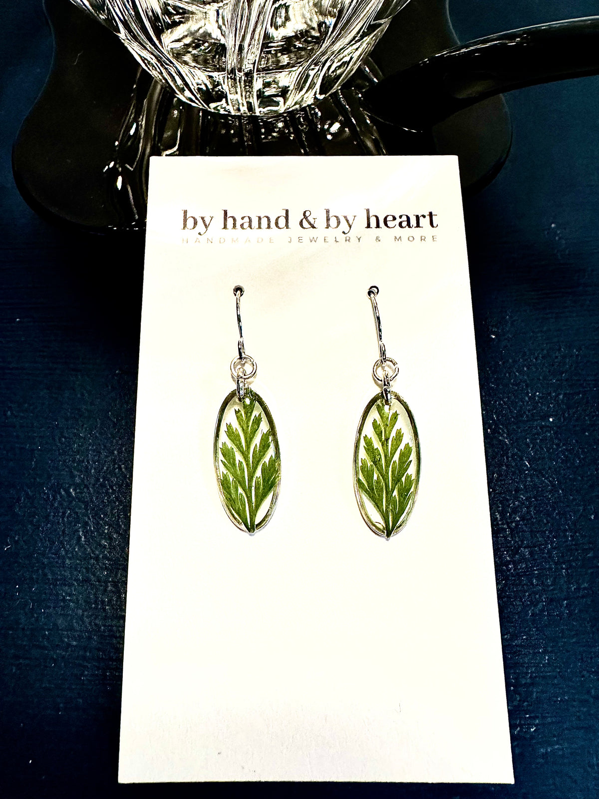 Fern Pressed Dangle Earrings