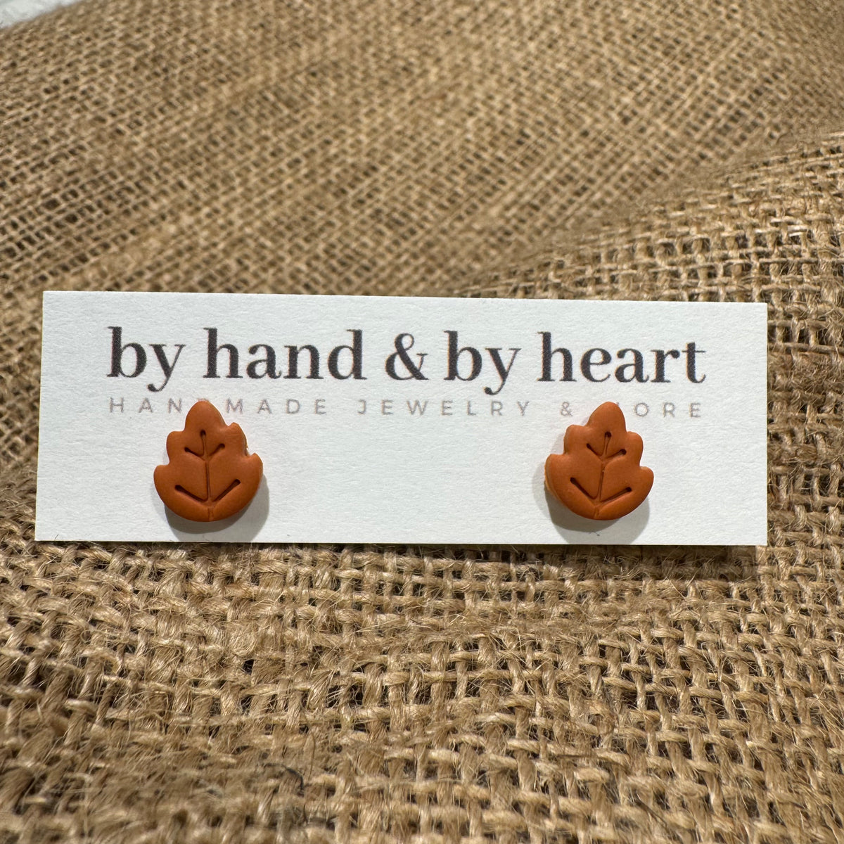 Fall Leaf Stud Earrings