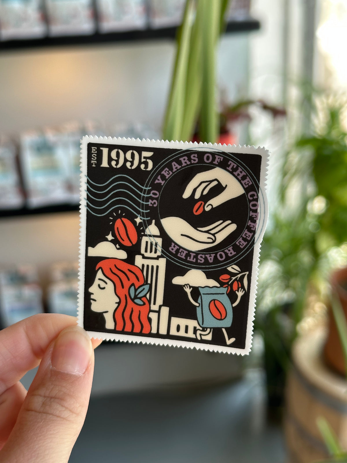 30th Anniversary Stamp Sticker
