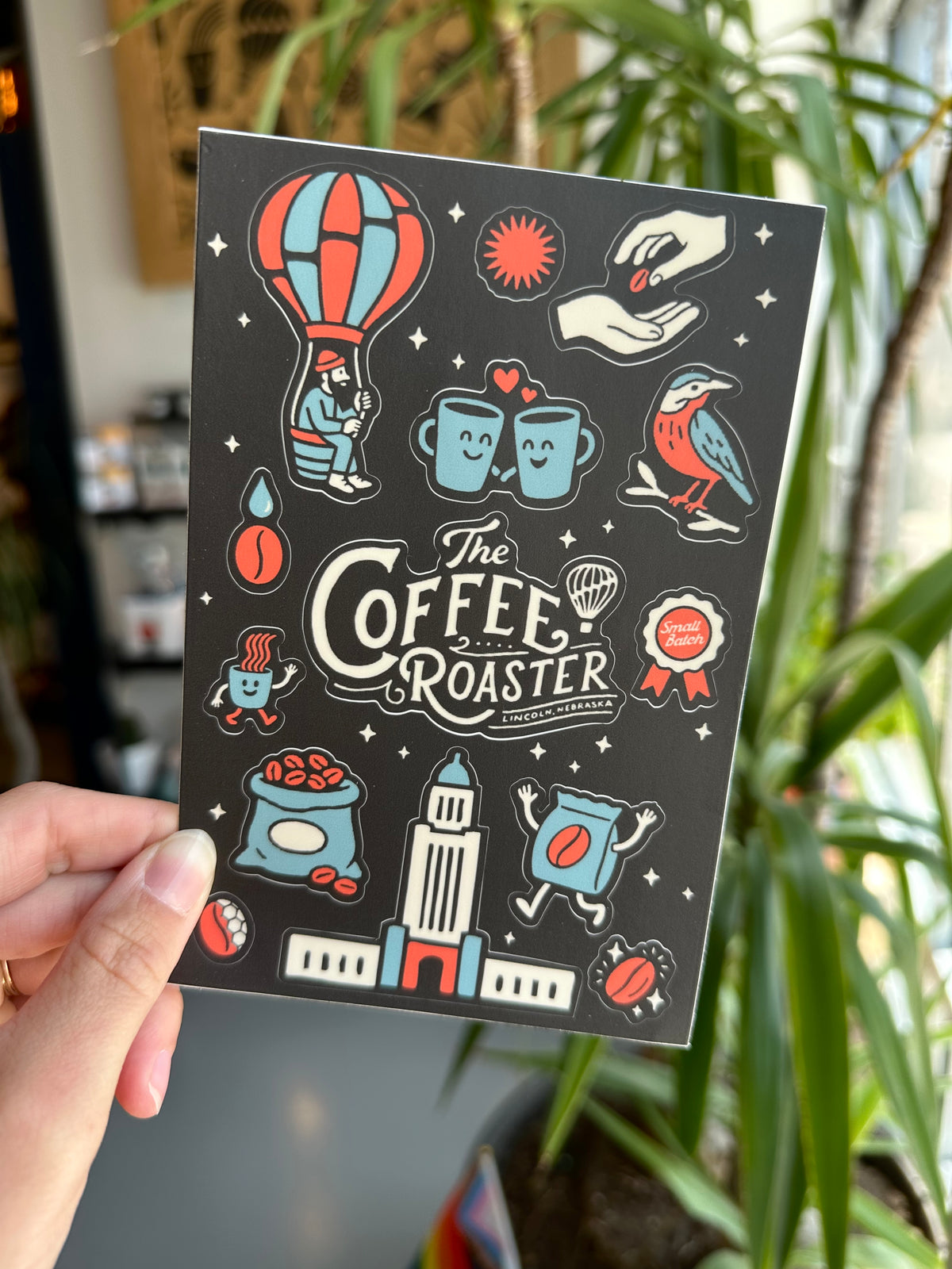 Coffee Roaster Sticker Sheet