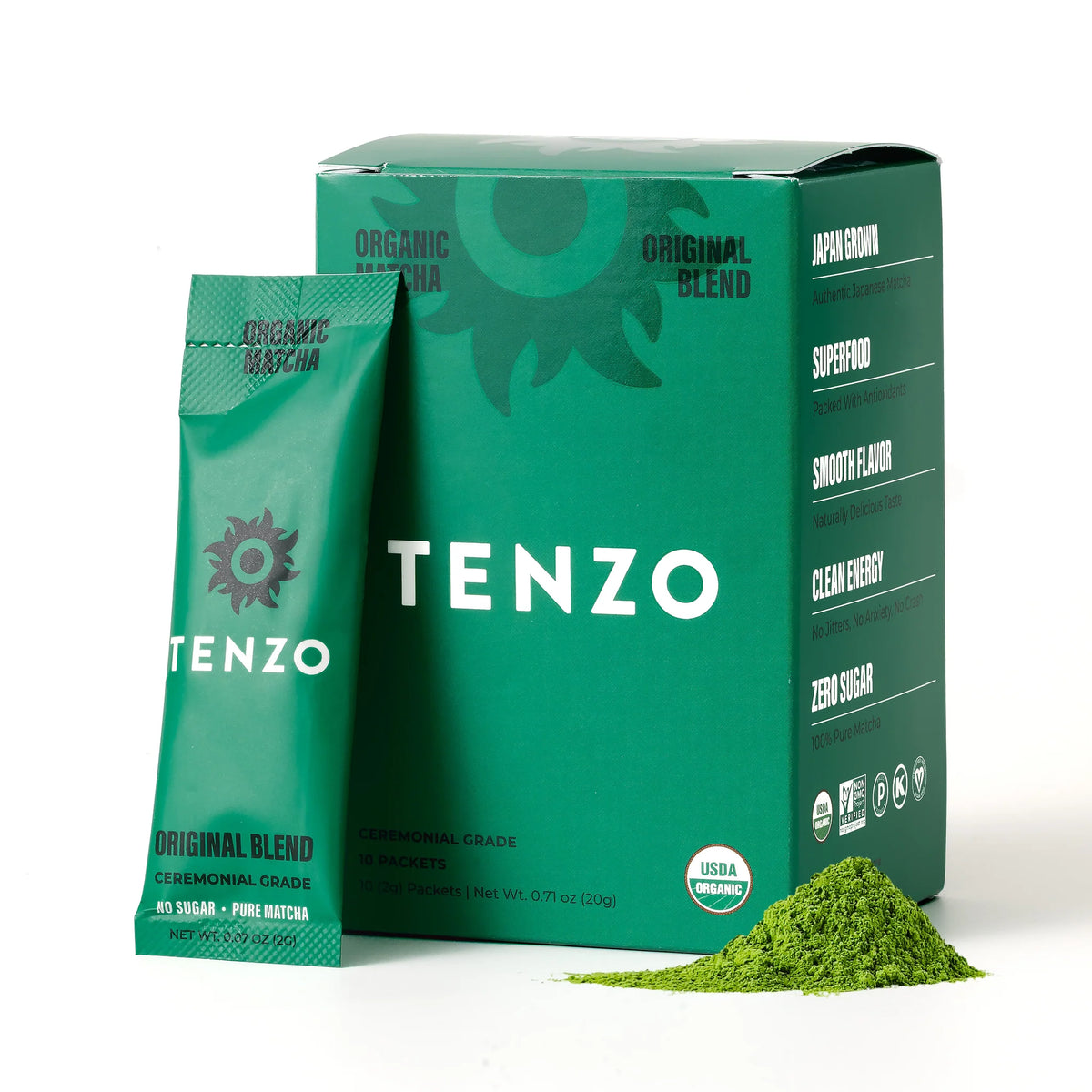 Single-Serve Organic Ceremonial Matcha Green Tea