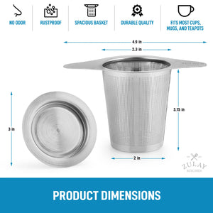 Zulay Stainless Steel Tea Infuser
