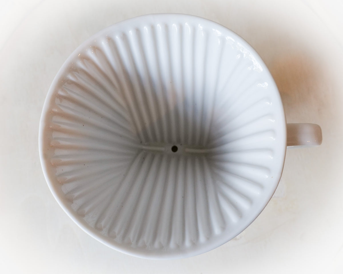 Melitta White 1-Cup Pour-Over Porcelain