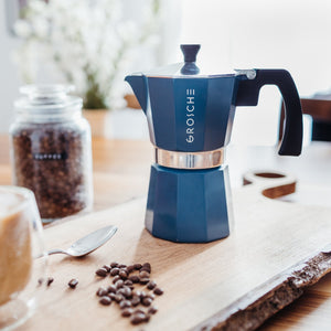 Stovetop Espresso Maker 9 Cup - Blue