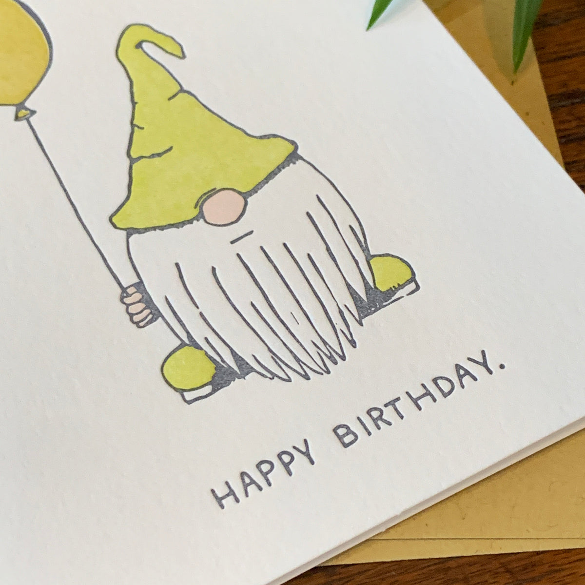 Happy Birthday Gnome Card