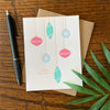 Happy Holidays Ornaments Card