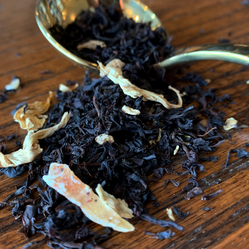 Ginger Peach Black Tea - Loose Leaf - 3oz – Combat Coffee Roasters