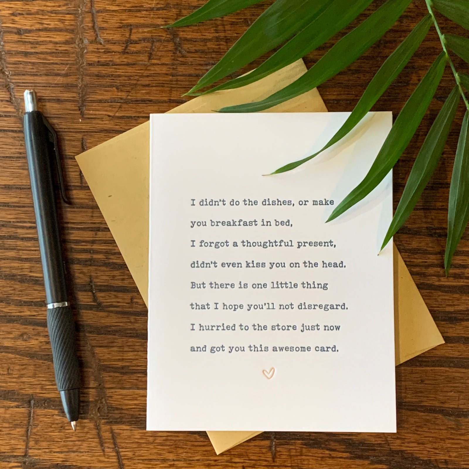 Anniversary Poem Card