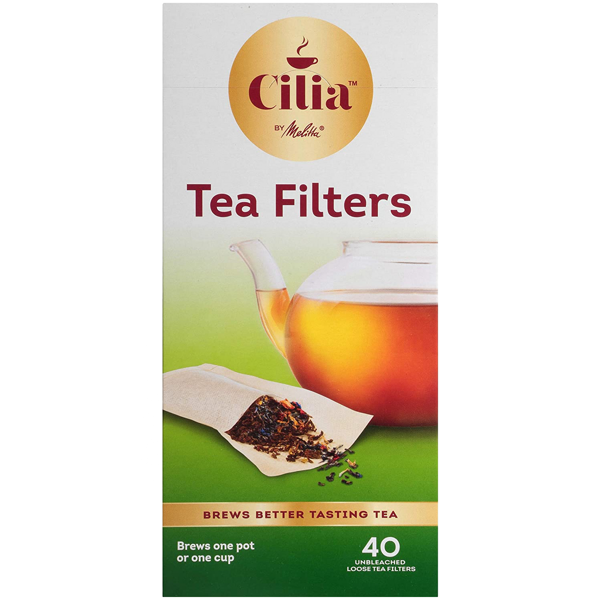 Melitta Tea Filter Paper - 40 Count