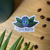 Earth Day Coffee Bean Sticker