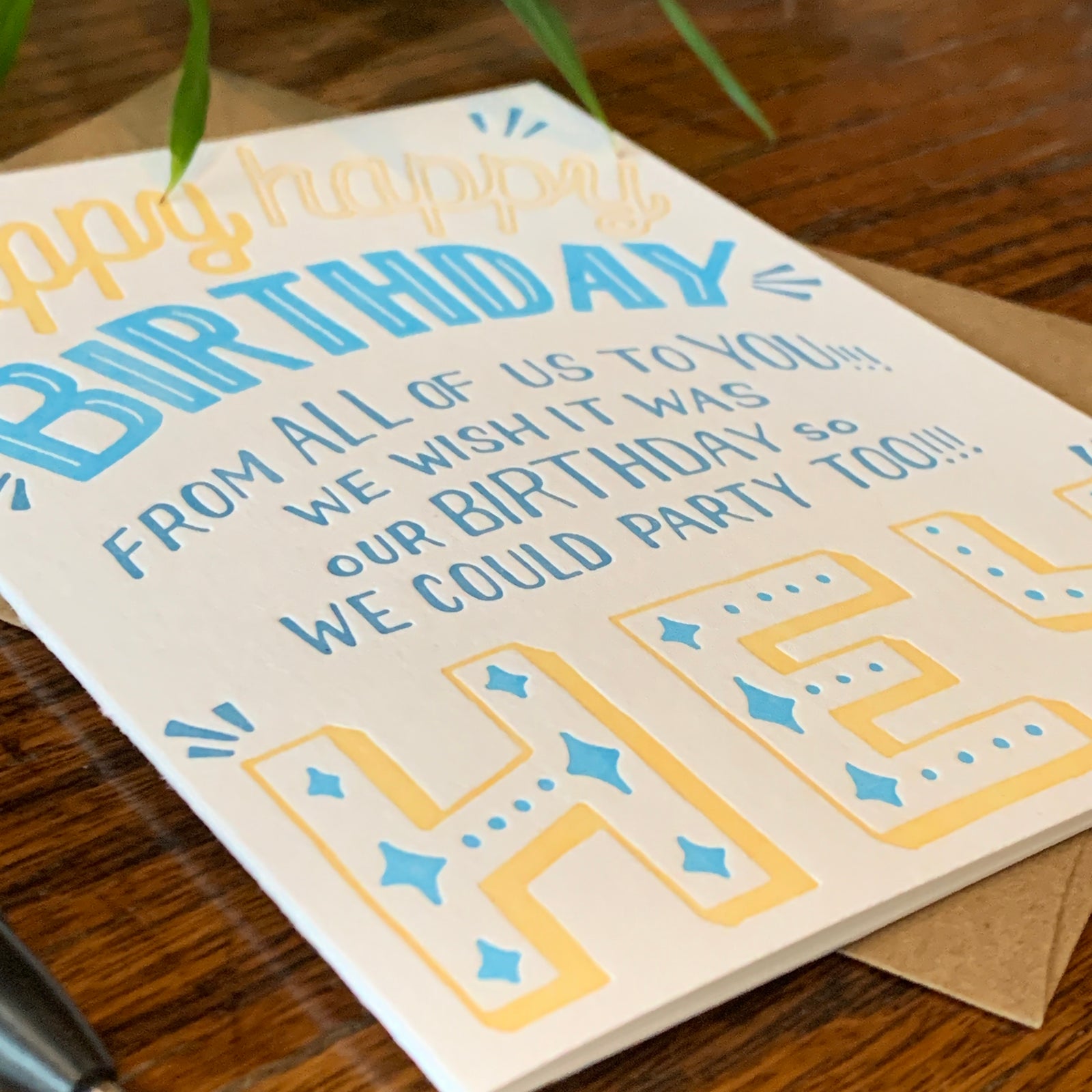 Happy Happy Birthday Card